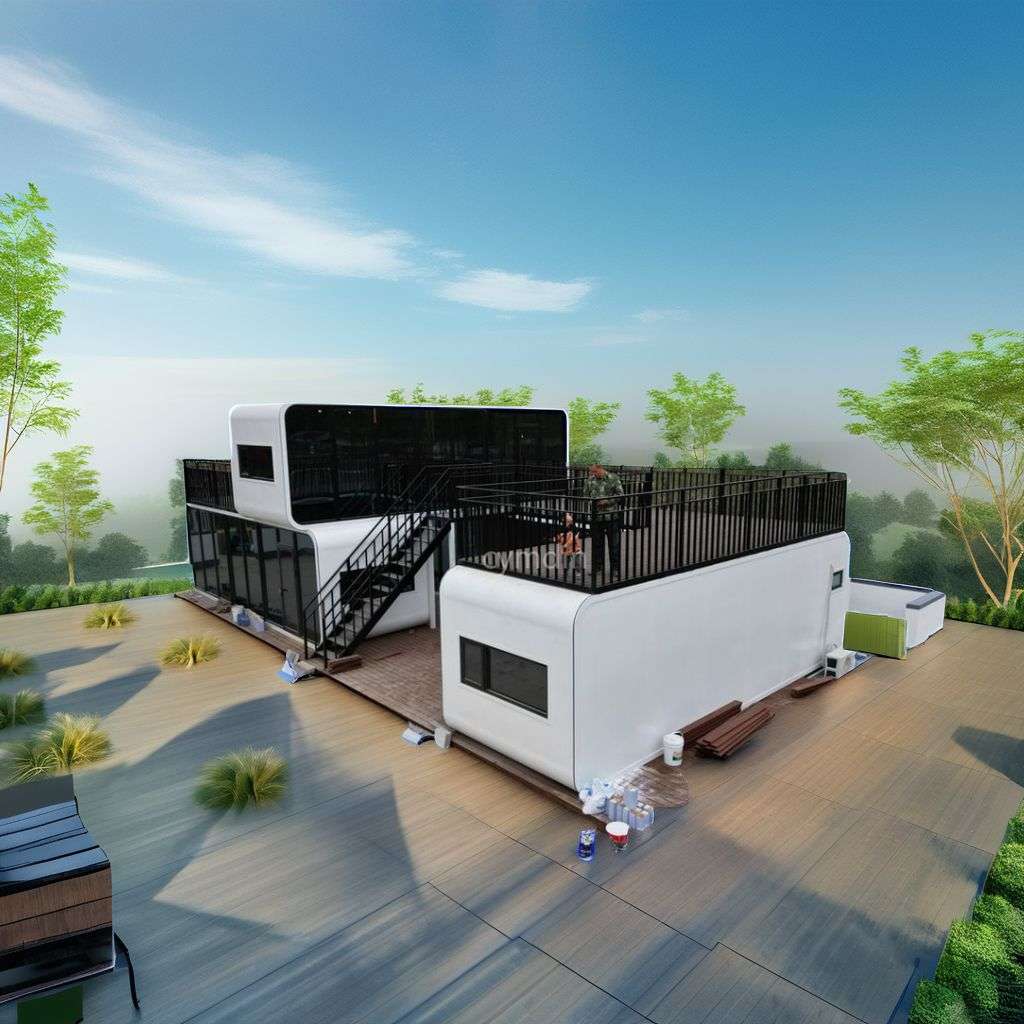 야외 사무실 생활 Apple Cabin Tiny House가 현대 생활과 업무에 이상적인 휴대용 공간인 이유는 무엇입니까?